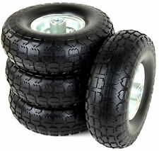 4x Luftrad 4.10/3.50-4 260mm Rad Räder Bollerwagen Karre Ersatzräder N4