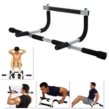 Exercise Fitness HOME DOOR PULL UP BAR Chin-Up Sit-Up Strength Body Workout Gym!