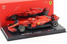 Sebastian Vettel Ferrari SF71H #5 Formel 1 2018 mit Fahrerfigur 1:43 Bburago