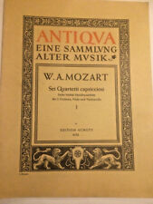 W. A. Mozart : " Sei Quartetti capricciosi " - Quartett 1