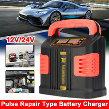 200Ah 14A Voiture Chargeur de batterie LCD 12V-24V Auto Jump Booster démarrage
