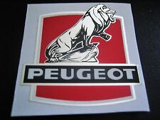 1  AUTOCOLLANT  RESERVOIR  PEUGEOT FOND CHROME N°2