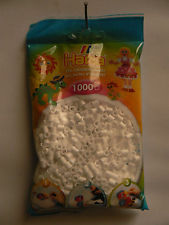 HAMA.  1000 PERLES à REPASSER  Coul. BLANCHE