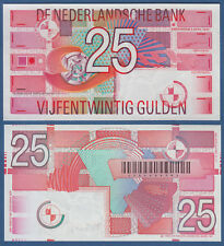 NIEDERLANDE / NETHERLANDS 25 Gulden 1989 UNC P.100