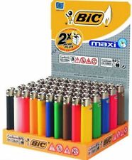 50 BIC Maxi Feuerzeuge farbig sortiert J26 Kindersicherung Original-Display