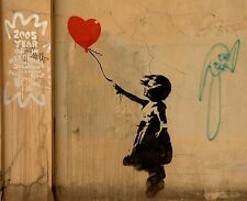 Banksy -Niña con globo. Ed. 300pc Signature Imprimee. Num.Crayon.Certif. Edition
