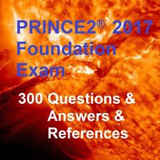 PRINCE2 2017 Foundation 300 REAL Exam Questions & Answers & References