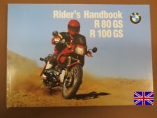 BMW R80GS R100GS Owners Manual Riders Manual