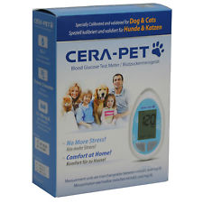  Cat Dog Diabetic Blood Glucose Meter VET Diabetes Monitor Test Kit CERA-Pet
