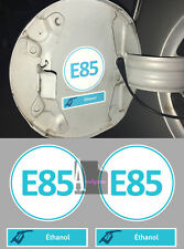 SET DE 2 X CARBURANT ETHANOL E85 AUTOCOLLANT STICKER TAILLE : 5cm
