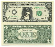 LEMMY / MOTORHEAD ! VRAI BILLET de 1 DOLLAR US! Collection HEAVY METAL HARD ROCK