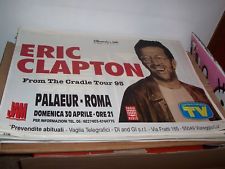ERIC CLAPTON - POSTER ITALY "THE CRADLE TOUR"  110 x 70