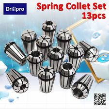 Drillpro 13pc ER11 1-7mm Spring Mandrin Collet Outil CNC Gravure Fraisage Tour