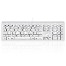 Perixx PERIBOARD-323 Wired Keyboard- Compatible with Mac OS X (and iOS)
