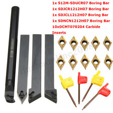 S12M-SDUCR07 SDJCR1212H07 SDJCL1212H07 SDNCN1212H07 Porte-outil + 10x DCMT070204