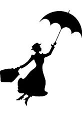10 XDISNEY MARY POPPINGS ,VINYL DECAL, STICKER FOR CRAFT, WINE GLASS, BOTTLE