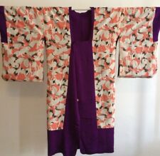 KIMONO JAPAN,Haori,MICHIYUKI,SEIDE,MORGENMANTEL,CHIRIMEN, KREPPSEIDE