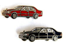AUTO Pin / Pins - MERCEDES BENZ 300 SE rot & schwarz / 2 PINS!!!!!!!!!! [1134]