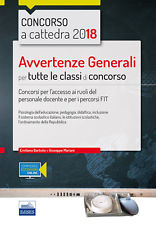 Concorso a cattedra 2018. Avvertenze generali per tutte l... - Barbuto Emilia...