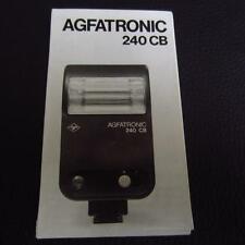 Agfatronic 240CB Gebrauchsanleitung / Anleitung manual / instruction (Nr.1)