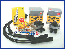 KIT ACCENSIONE BOBINE CANDELE CAVI FIAT PUNTO 1.2 8V 1200 BENZINA 99>03 188A4000