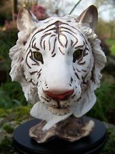 PW78349  BUSTE    FIGURINE  STATUETTE STATUE TIGRE  BLANC