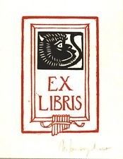 EX-LIBRIS de Nerone SANTAGIULIANA pour S.