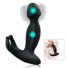 Male-Dildo-Prostate-Massager-Vibration-Butt-Anal-Men-Gay-G-spot-ass-Plug-Sex 