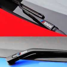 3 Pcs White M Sport Mirro WIPER Blade Decal Sticker Badge Logo Fits All Series