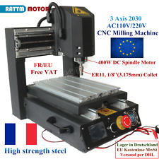 【FR】High-strength Steel 3 Axis 2030 400W CNC Desktop Milling Router Machine 220V