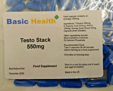 TESTO STACK x 60 HARDCORE LEGAL TESTOSTERONE BOOSTER RUGBY SUPPLEMENTS