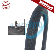 COPERTONE RUOTA PNEUMATICO GOMMA 2 - 17 + CAMERA D'ARIA MOTO PIAGGIO CIAO SI