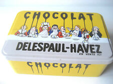 Chocolat DELESPAUL-HAVEZ boîte Tin CoCoa cacao Chocolate