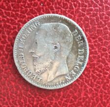 Belgique - Léopold II - Jolie monnaie de 1 Franc 1887 VL  
