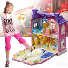 Poupée Dream House Barbie Filles Rose Maison Play Chambre Ensemble Moderne de
