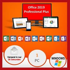 Microsoft Office 2019 Professional Plus ✔ DEUTSCH ✔ 1 PC ✔VOLLVERSION✔ 32/64BIT✔