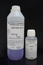 Résine ÉPOXY transparente anti UV  KIT 500 g 