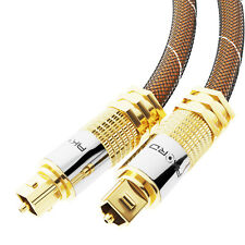 1m OPTICAL CABLE DIGITAL AUDIO Lead TOSLink SPDIF DTS SURROUND SOUND