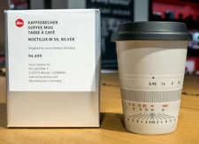 Leica Kaffeebecher Coffee Mug Cup Tasse Style Noctilux M 50 silver silbern 96699