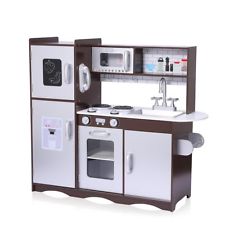 Cuisine pour Enfants Bois Jouet Moderne Cuisinière Dînette Éducatif Baby Vivo