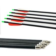 6x CarbonPfeile 31" Jagd und Turnier Pfeile Recurve -Compound bis 90 lbs 500er