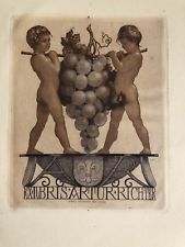 Exlibris Hanns Bastanier für Artur Richter, 1924