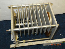 QRO Drehkondensator.5kV AIR VARIABLE CAPACITOR ca. 22-220pF. Pi-filter capacitor