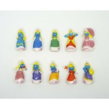 Série complète de 10 fèves Princesse Schtroumpfette 2019