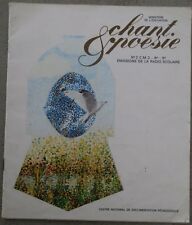 Livre "Chant et poésie" CNDP n°2 