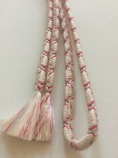 KIMONO JAPAN,Japanischer Seidengürtel Obijime Handgeflechted 100% Seide,KUMIHIMO