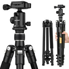 TM2324 Trépied Professionnel Alumilium pour Appareil Photo Argent/ K&F Concept