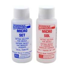 Microscale Industries Micro Sol & Micro Set Decals Solution - Pack of 2 