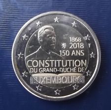 2 Euro commémorative  Luxembourg 2018 - 150 ans Constitution UNC