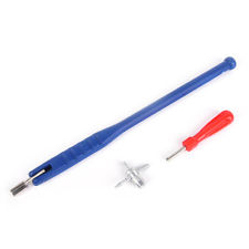 1set car tire valve stem puller core remover repair install tool kit accessory v